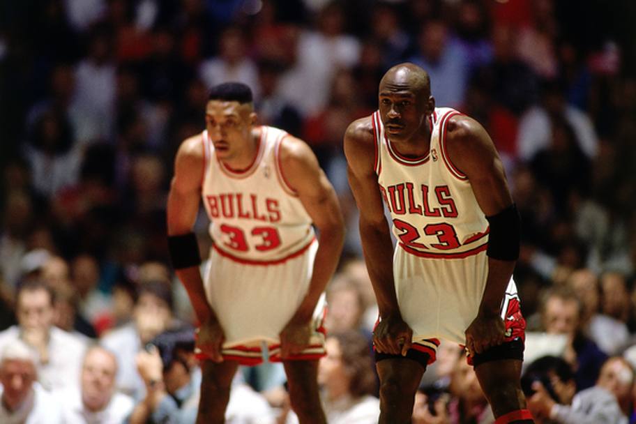 Pippen e Jordan hanno condiviso l&#39;epopea dei Chicago Bulls degli Anni Novanta: insieme hanno vinto 6 titoli NBA